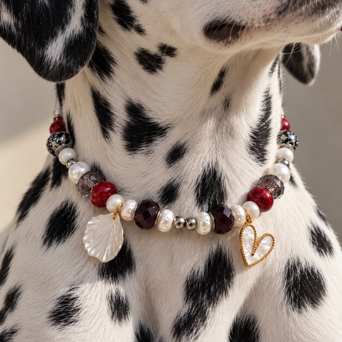 BONO Necklace - CHERRY NOIR